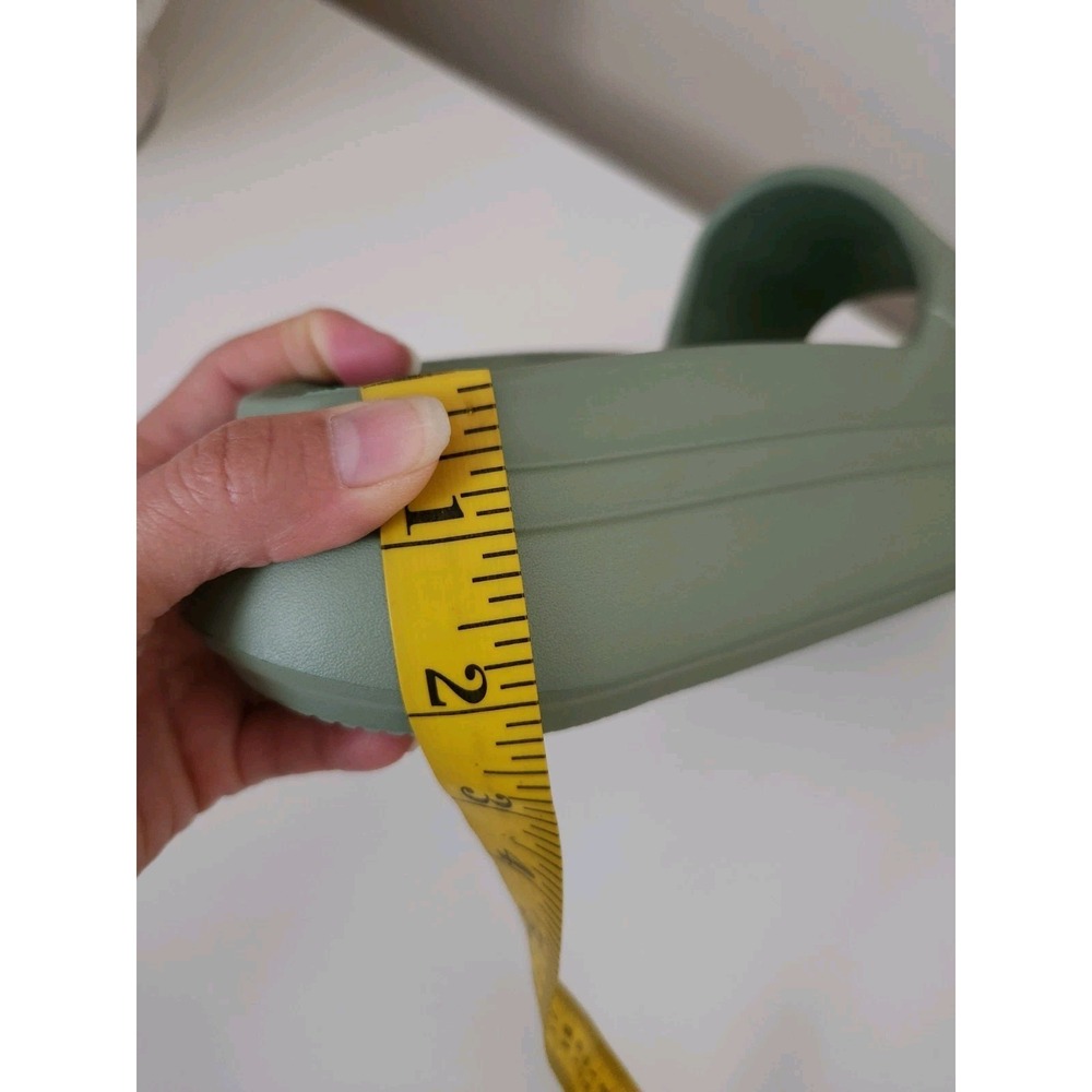 Billabong Women Green Platform Cushion Slides Sandal Comfort Shoe Size 10 - Picture 9 of 10